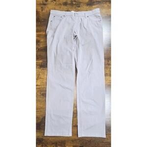 Brax Men’s Gray Marathon Chuck Modern Fit Flex Pants Size 36X33